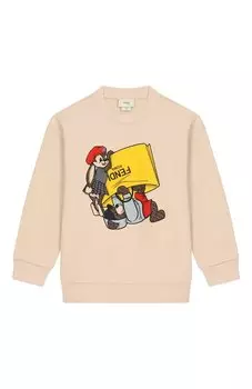 Хлопковый свитшот Fendi
