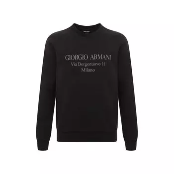 Хлопковый свитшот Giorgio Armani