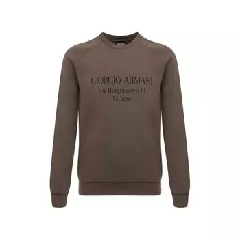 Хлопковый свитшот Giorgio Armani