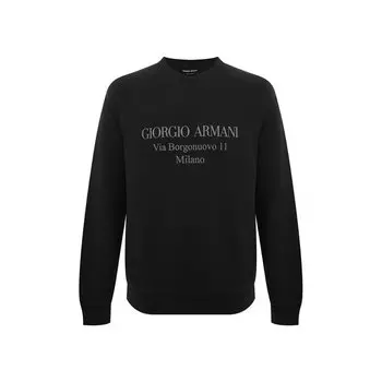 Хлопковый свитшот Giorgio Armani