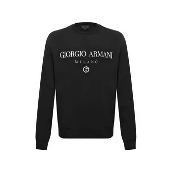 Хлопковый свитшот Giorgio Armani