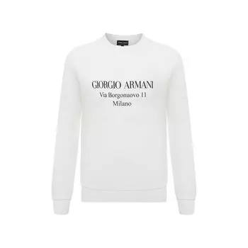 Хлопковый свитшот Giorgio Armani