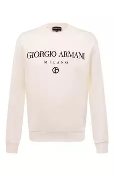 Хлопковый свитшот Giorgio Armani