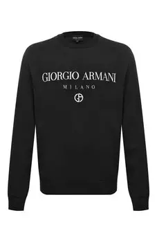 Хлопковый свитшот Giorgio Armani