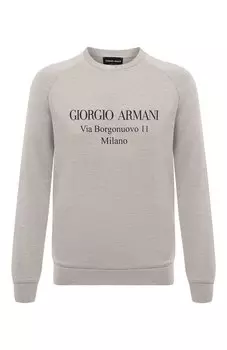 Хлопковый свитшот Giorgio Armani