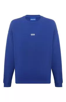 Хлопковый свитшот HUGO Blue