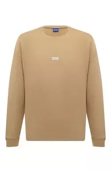 Хлопковый свитшот HUGO Blue