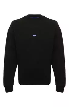 Хлопковый свитшот HUGO Blue