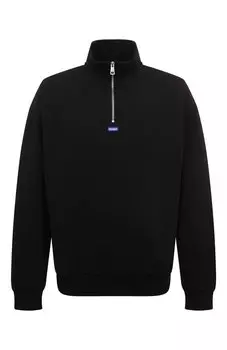 Хлопковый свитшот HUGO Blue