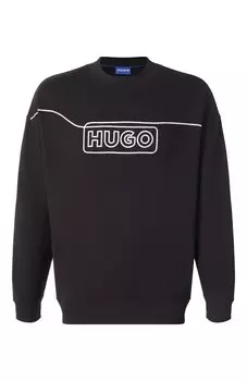 Хлопковый свитшот HUGO Blue