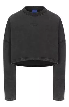 Хлопковый свитшот HUGO Blue