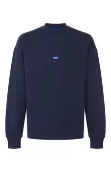 Хлопковый свитшот HUGO Blue
