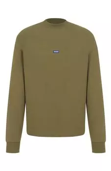 Хлопковый свитшот HUGO Blue