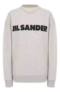 Хлопковый свитшот Jil Sander