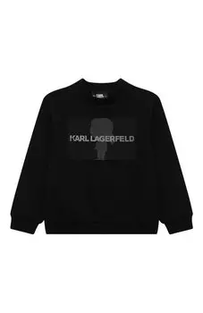 Хлопковый свитшот Karl Lagerfeld Kids