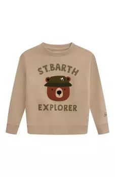 Хлопковый свитшот MC2 Saint Barth