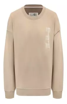 Хлопковый свитшот MM6