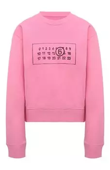 Хлопковый свитшот MM6