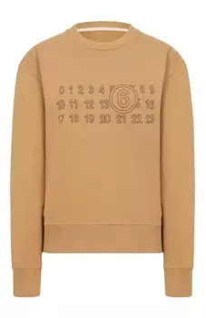 Хлопковый свитшот MM6