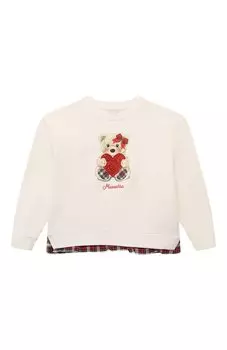 Хлопковый свитшот Monnalisa