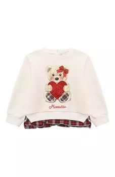 Хлопковый свитшот Monnalisa