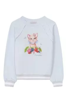 Хлопковый свитшот Monnalisa