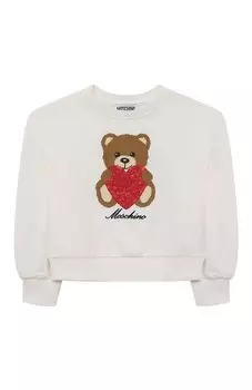 Хлопковый свитшот Moschino