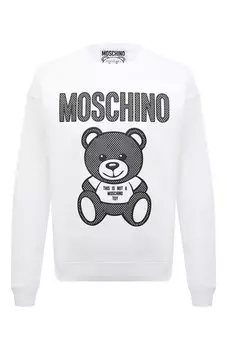 Хлопковый свитшот Moschino