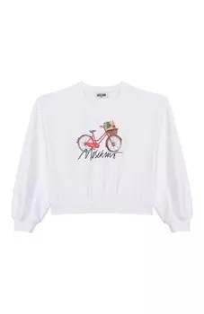 Хлопковый свитшот Moschino