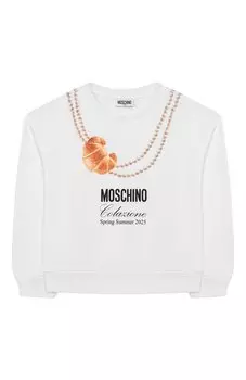 Хлопковый свитшот Moschino