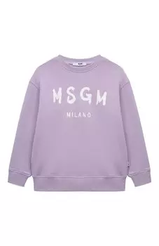 Хлопковый свитшот MSGM kids