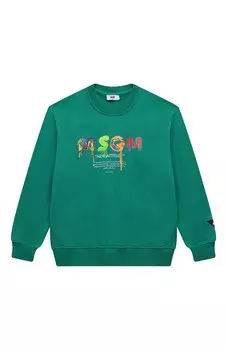 Хлопковый свитшот MSGM kids