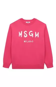 Хлопковый свитшот MSGM kids