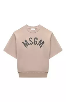 Хлопковый свитшот MSGM kids