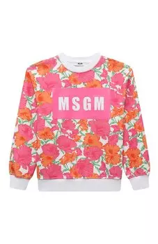 Хлопковый свитшот MSGM kids