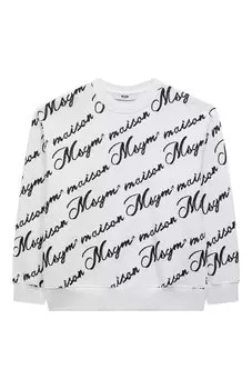 Хлопковый свитшот MSGM kids
