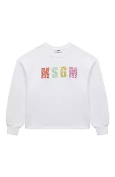 Хлопковый свитшот MSGM kids