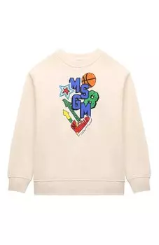 Хлопковый свитшот MSGM kids