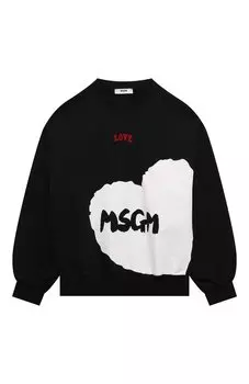 Хлопковый свитшот MSGM kids
