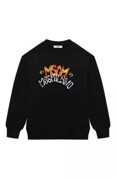 Хлопковый свитшот MSGM kids