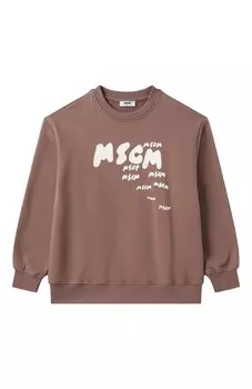 Хлопковый свитшот MSGM kids