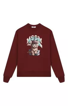 Хлопковый свитшот MSGM kids