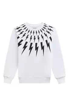 Хлопковый свитшот Neil Barrett Kids