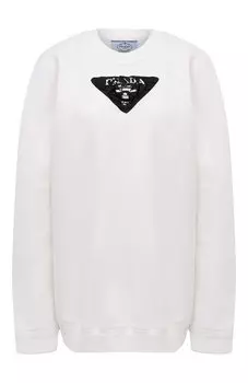 Хлопковый свитшот Prada