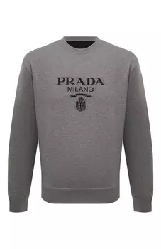 Хлопковый свитшот Prada