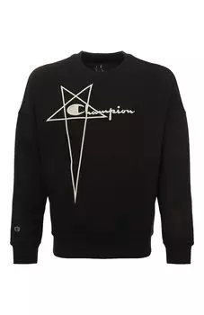 Хлопковый свитшот Rick Owens x Champion Rick Owens