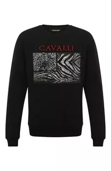 Хлопковый свитшот Roberto Cavalli