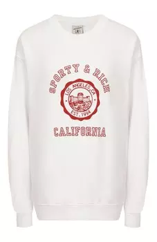 Хлопковый свитшот Sporty and Rich