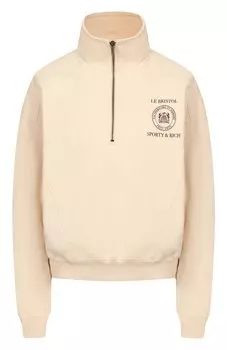Хлопковый свитшот Sporty & Rich x Le Bristol Sporty and Rich