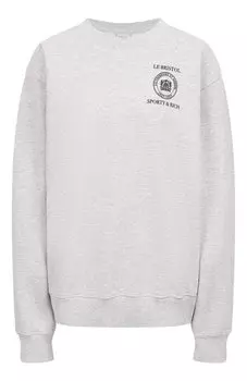 Хлопковый свитшот Sporty & Rich x Le Bristol Paris Sporty and Rich